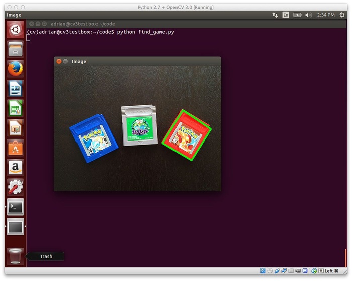 Install OpenCV 3.0 and Python 2.7+ on Ubuntu