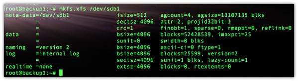 How to install xfs and create xfs file system on Debian/Ubuntu Linux