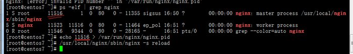 nginx: [error] invalid PID number "" in "/var/run/nginx/nginx.pid"