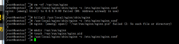 nginx: [error] invalid PID number "" in "/var/run/nginx/nginx.pid"