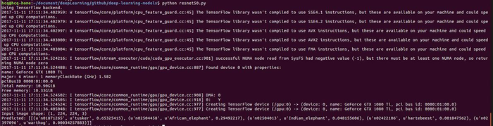 Trained image classification models for Keras