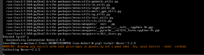 Keras requires TensorFlow 2.2 or higher