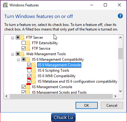 Install the IIS 6.0 Management Compatibility Components in Windows 7 or in Windows Vista from Contro...