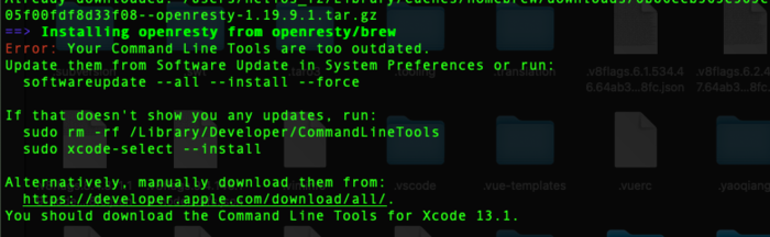 Nginx - Mac电脑安装OpenResty