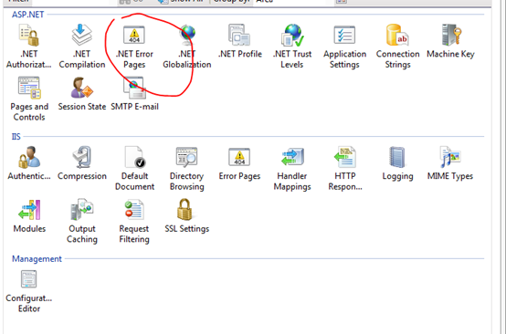 Intercepting a 404 in IIS 7 and up