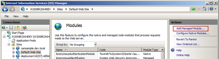 Intercepting a 404 in IIS 7 and up