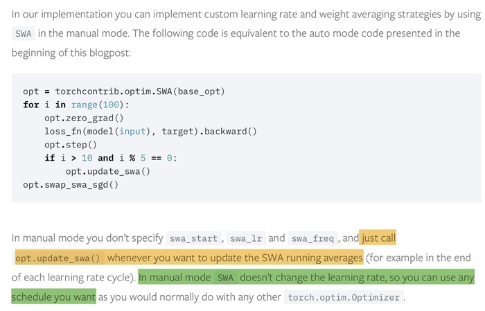 Stochastic Weight Averaging in PyTorch