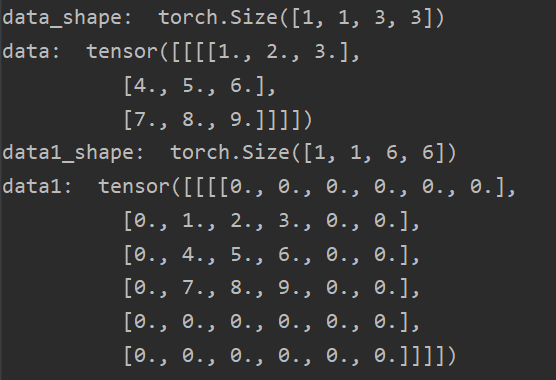 Pytorch CPU --Pytorch 四种边界填充方式(Padding)