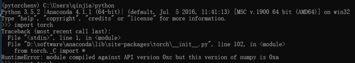 Pytorch + Win10