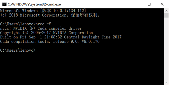 win10+anaconda+cuda9.0+cudnn7.0+tensorflow-gpu1.6+pycharm