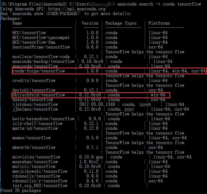 Win7/10+CPU+anaconda+pycharm+tensorflow