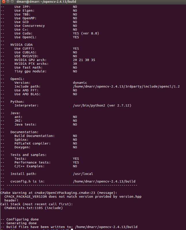 Unbuntu16.04+caffe+tensorflow+keras+Opencv