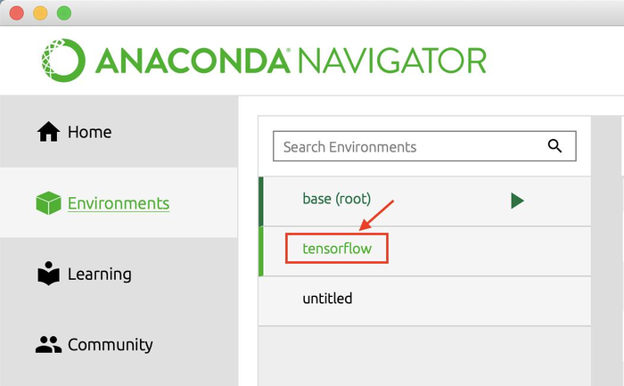 Install TensorFlow in Anaconda